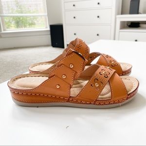 J.Mark Tan Comfort Sandal Bonita-21